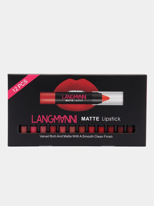 Подарочный набор матовых помад LANGMANNI Matte Lipstick