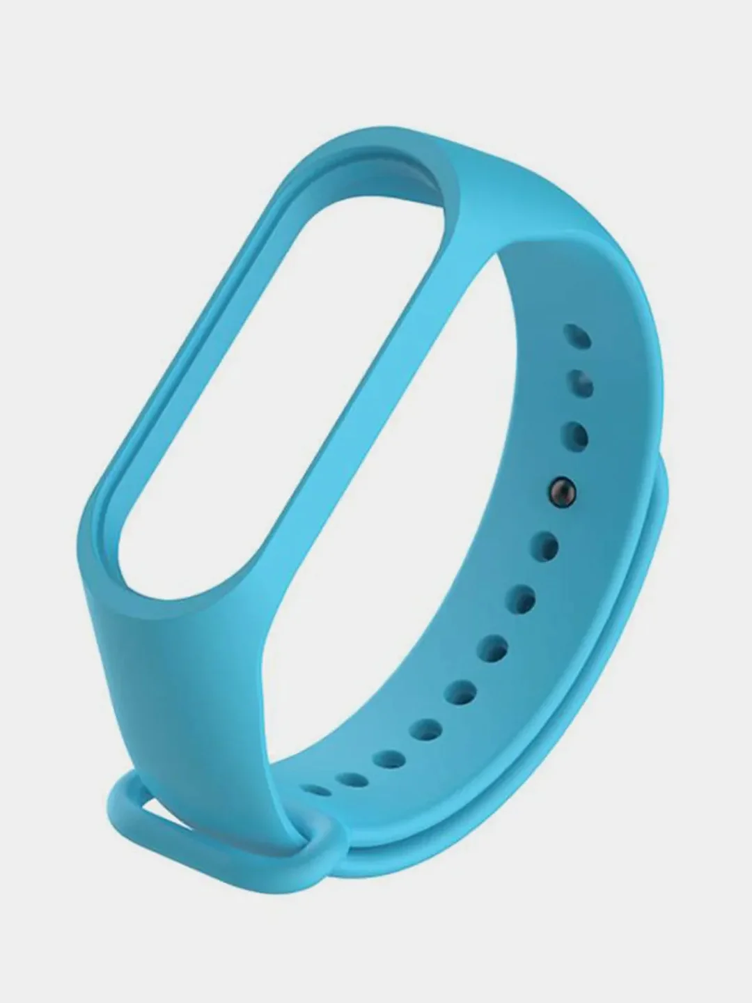 Небесно-голубой ремешок для Mi Band 4, Mi Band 3, силиконовый