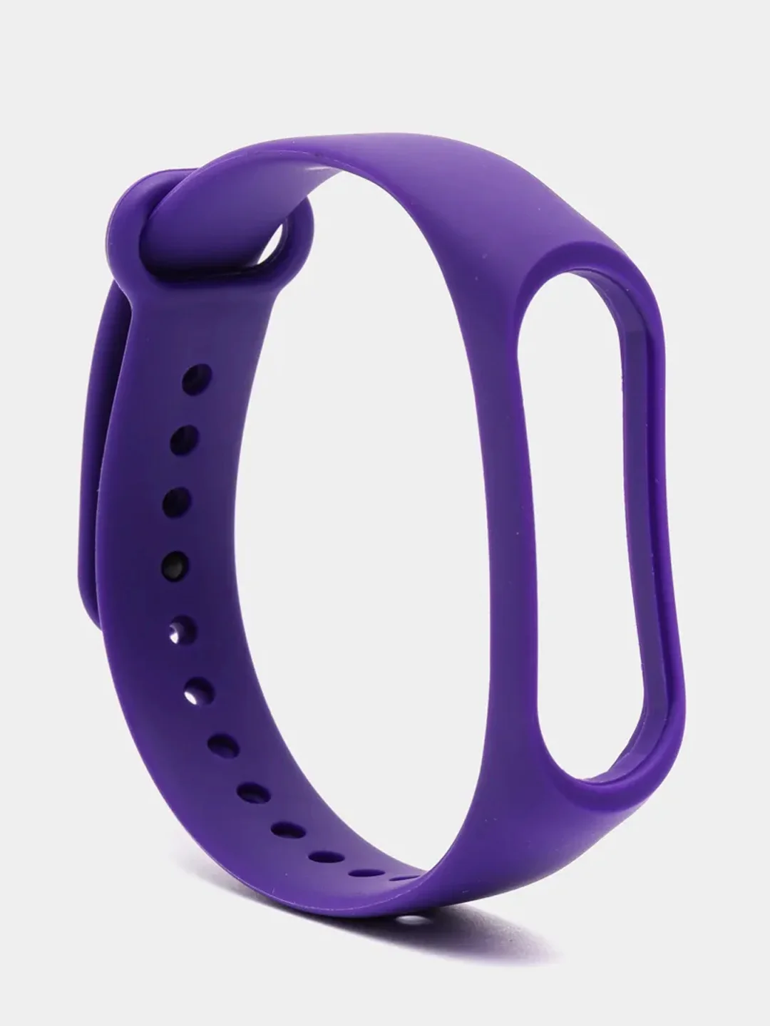 Фиолетовый ремешок для Mi Band 4, Mi Band 3, силиконовый