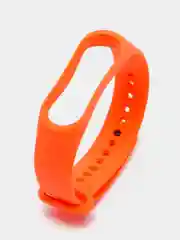 Оранжевый ремешок для Mi Band 4, Mi Band 3, силиконовый
