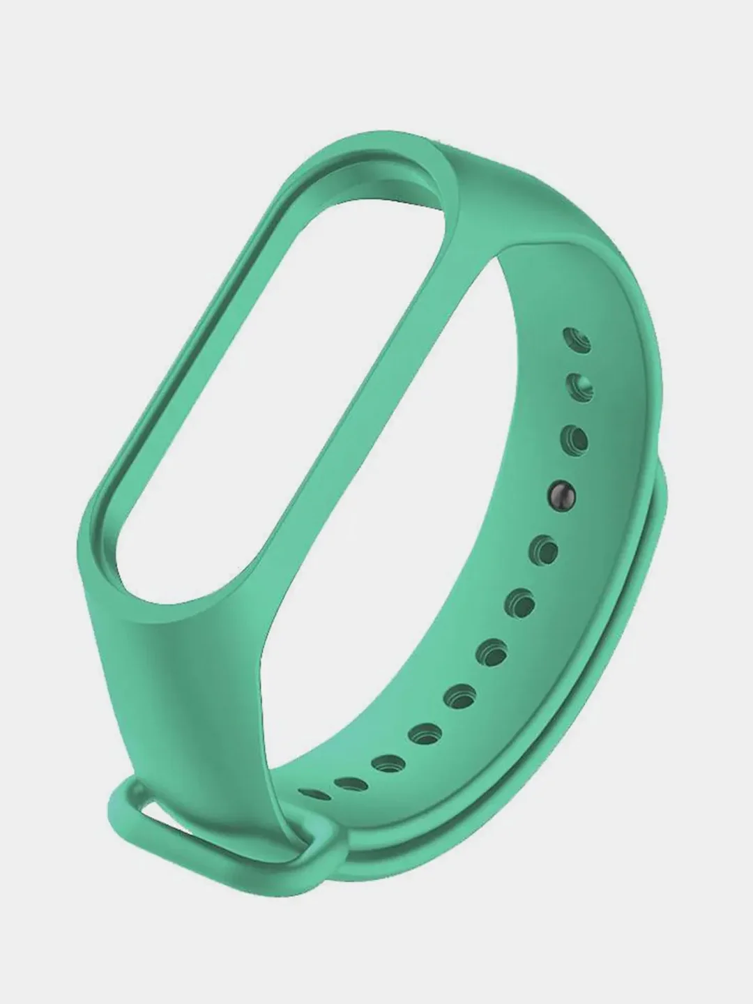 Бирюзовый ремешок для Mi Band 4, Mi Band 3, силиконовый