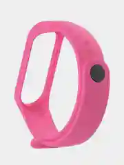 Розовый ремешок для Mi Band 4, Mi Band 3, силиконовый