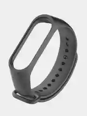 Угольный ремешок для Mi Band 4, Mi Band 3, силиконовый