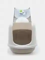Туалет для кошек Nestor Jumbo, белый, мокка