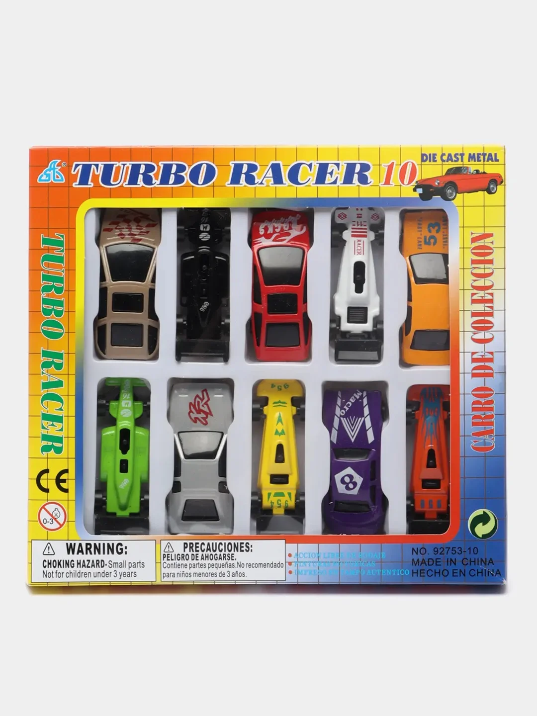 Набор металлических детских гоночных машинок City Racer Lelu, масштаб 1:64
