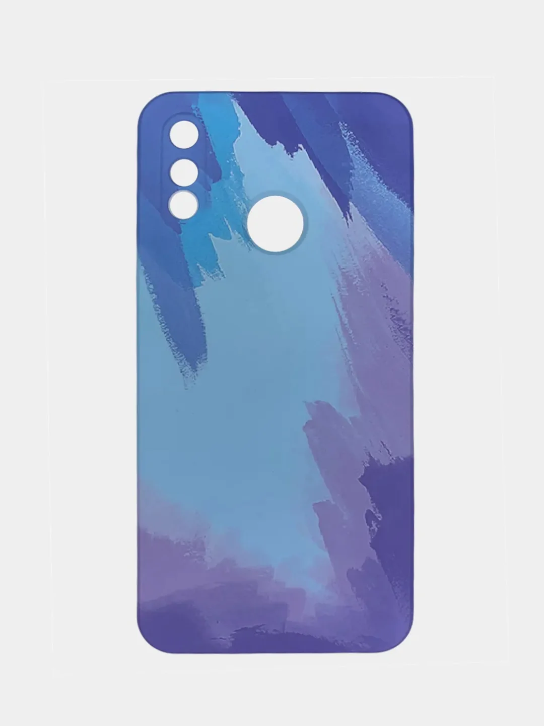 Небесно-голубой чехол Huawei P Smart 2019 / Honor 10 Lite, Хонор 10 Лайт, силиконовый с мягким подкладом