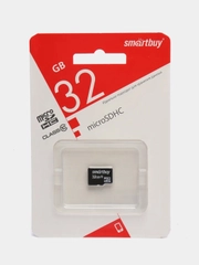 Карта памяти SmartBuy microSD, Class10 64GB, 128GB, флешка для смартфона, телефона