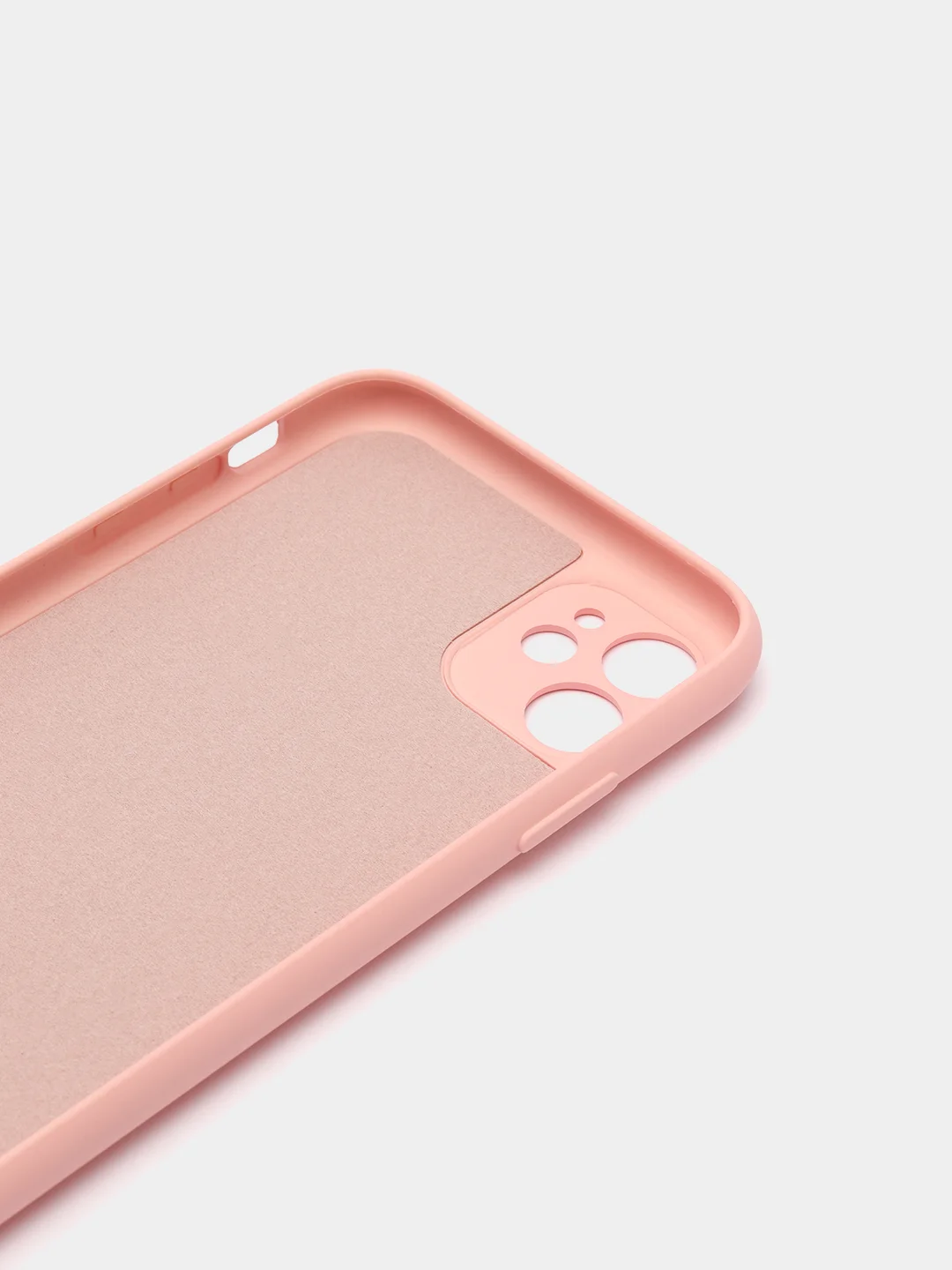 Кремовый чехол силиконовый для iPhone 7, 8, 11, 12, 13, 14, XR, SE, X, XS, Pro, Max, Plus