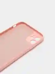 Кремовый чехол силиконовый для iPhone 7, 8, 11, 12, 13, 14, XR, SE, X, XS, Pro, Max, Plus
