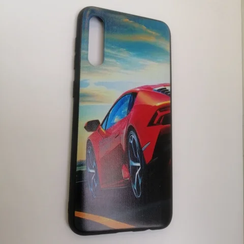 Чехол для Samsung A50, силиконовый, с рисунком