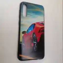 Чехол для Samsung A50, силиконовый, с рисунком