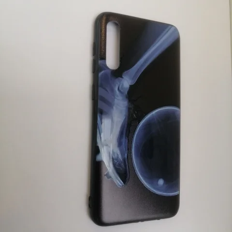 Чехол для Samsung A50, силиконовый, с рисунком