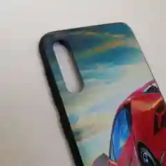 Чехол для Samsung A50, силиконовый, с рисунком