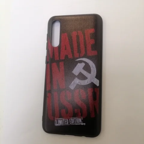Чехол для Samsung A50, силиконовый, с рисунком