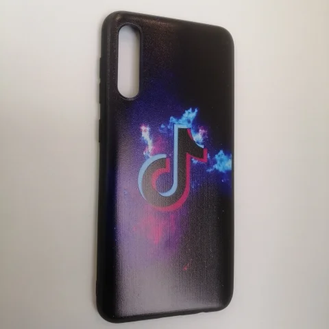 Чехол для Samsung A50, силиконовый, с рисунком