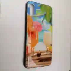 Чехол для Samsung A50, силиконовый, с рисунком