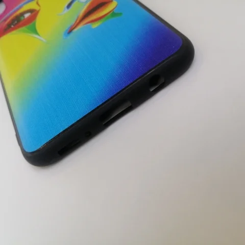 Чехол для Samsung A50, силиконовый, с рисунком