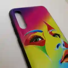 Чехол для Samsung A50, силиконовый, с рисунком