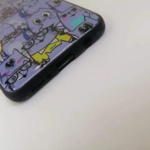 Чехол для Samsung A50, силиконовый, с рисунком