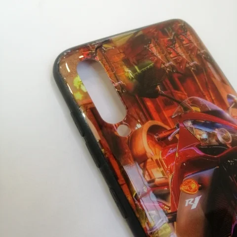 Чехол для Samsung A50, силиконовый, с рисунком