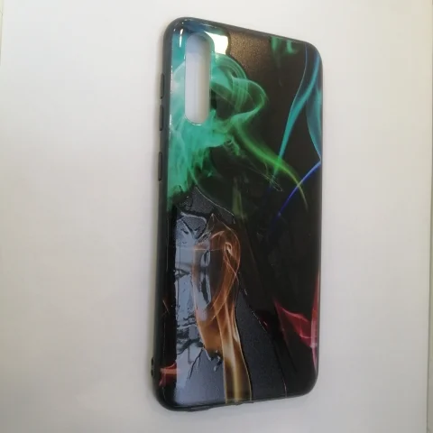 Чехол для Samsung A50, силиконовый, с рисунком