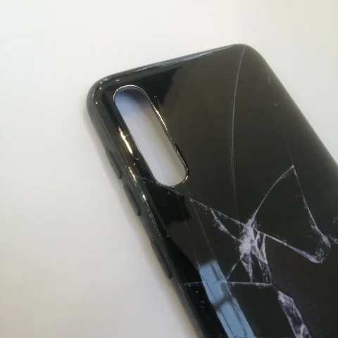Чехол для Samsung A50, силиконовый, с рисунком