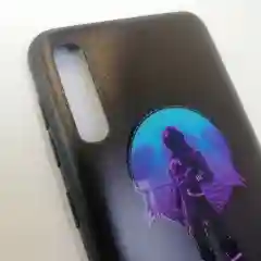 Чехол для Samsung A50, силиконовый, с рисунком