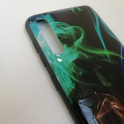 Чехол для Samsung A50, силиконовый, с рисунком