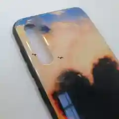 Чехол для Samsung A50, силиконовый, с рисунком
