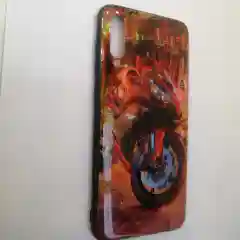 Чехол для Samsung A50, силиконовый, с рисунком