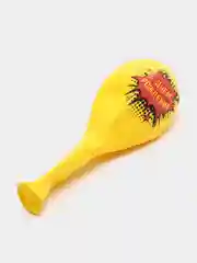 Желтый шар воздушный "С днём рождения. Комиксы"