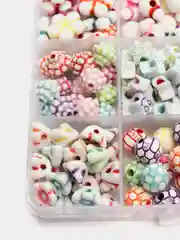 Серый набор бусин для создания украшений, набор бисера для браслетов, бус, украшения для девочек