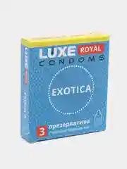 Текстурированные презервативы LUXE Royal Exotica, 3 штуки