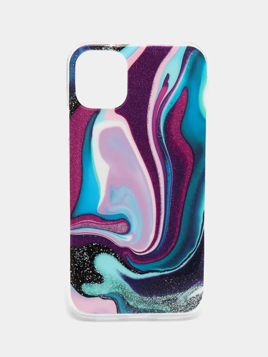 Лавандовый чехол силиконовый iPhone 11