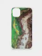 Зеленый чехол силиконовый iPhone 11