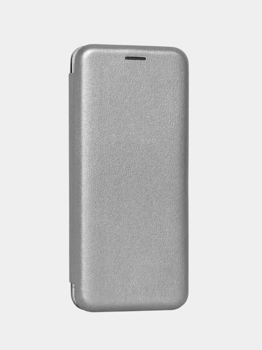 Серебряный чехол-книжка для Realme C21 / C21Y, C3 / 5 / 6i, C30 / C30S / С31 / С33 / C35