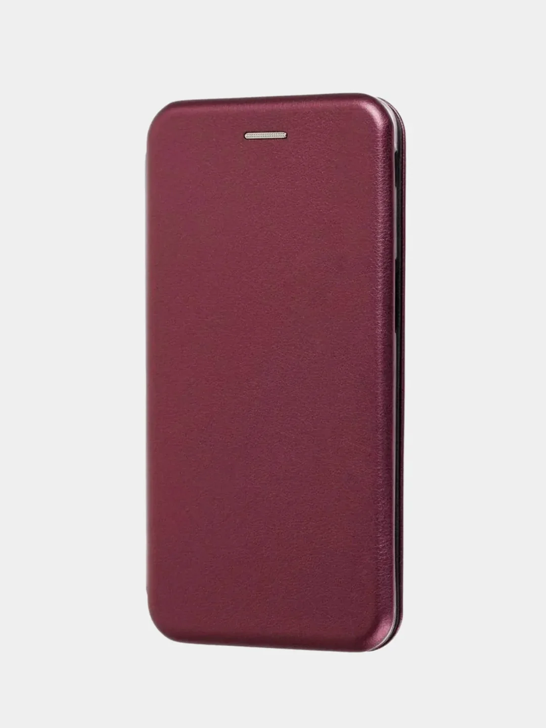 Багровый чехол-книжка для Realme C21 / C21Y, C3 / 5 / 6i, C30 / C30S / С31 / С33 / C35
