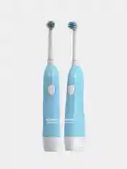 Детская электрическая зубная щетка PECHAM Kids Sonic Blue, 2 насадки, 2 батарейки АА в комплекте