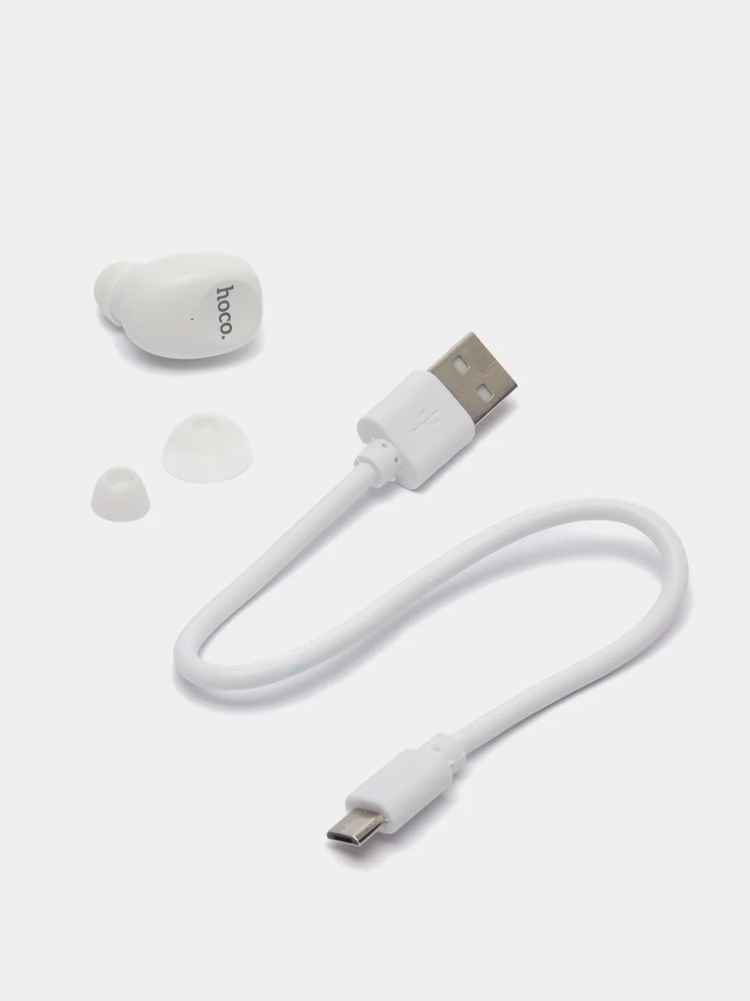 Белый беспроводная Bluetooth-гарнитура Hoco E64, вакуумные наушники с микрофоном