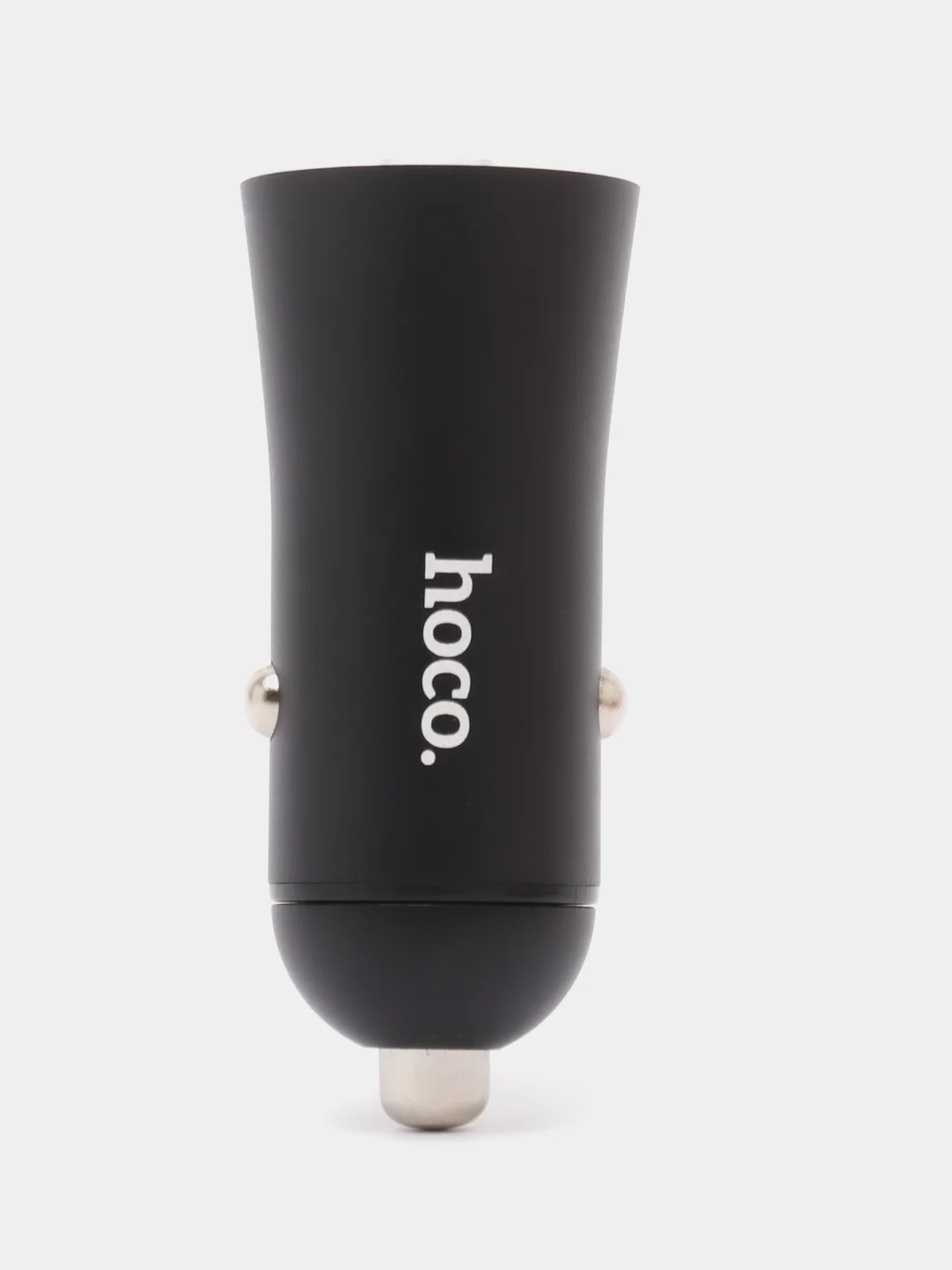Черный автомобильное зарядное устройство Hoco Z30A с подсветкой, 2 x USB, быстрая зарядка