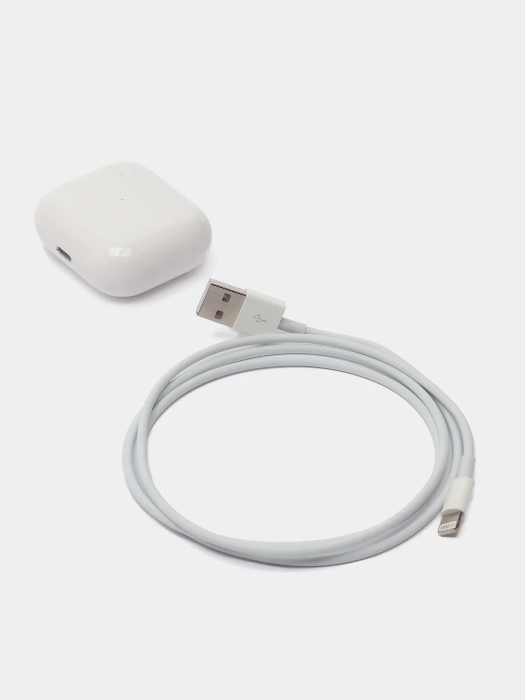 Белый bluetooth наушники Hoco EW10 с беспроводной зарядкой
