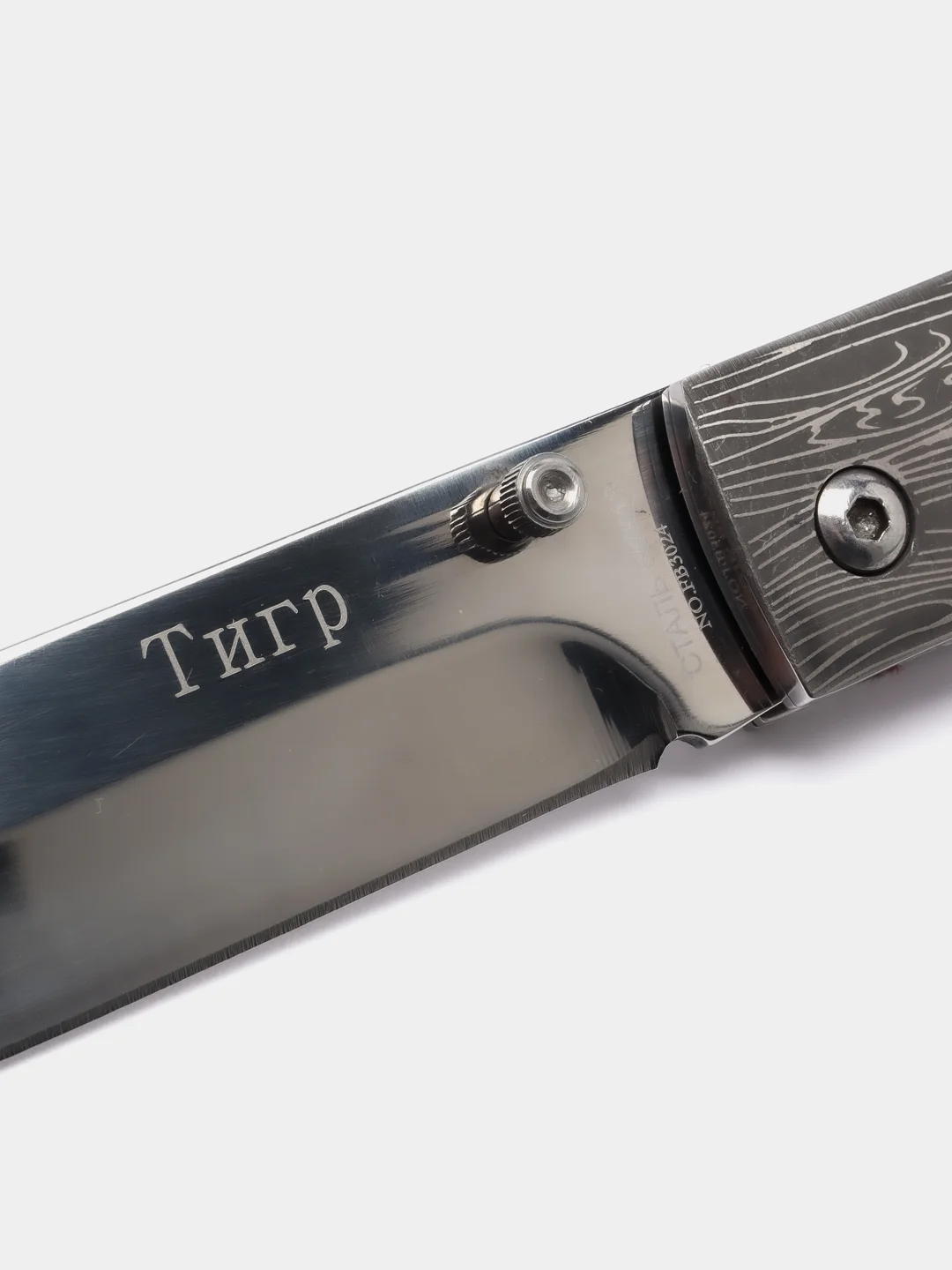 Складной нож "Тигр", сталь, 65 х 13