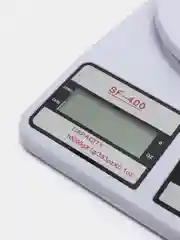 Весы электронные кухонные SF 400 до 10 кг для взвешивания продуктов батарейки в комплекте