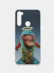 Голубой чехол для телефона Xiaomi Redmi Note 8, Note 8 Pro, Note 8T, 10, 9, 9C, 9A, с  рисунком