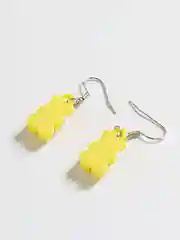 Желтый серьги "Мармеладные мишки"