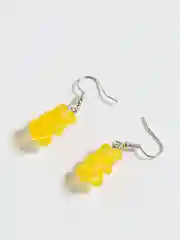 Желтый серьги "Мармеладные мишки"