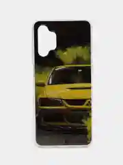 Желтый чехол для телефона Samsung Galaxy A13 / A33 / A53 / A73 / A03S / A32 / A12  , с рисунком
