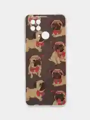 Розовый чехол для телефона Xiaomi Redmi 10А / Redmi 10С, с рисунком и защитой камеры