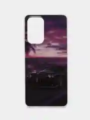Пурпурный чехол для телефона Samsung Galaxy A13 / A33 / A53 / A73 / A03S / A32 / A12  , с рисунком
