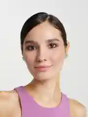 Зеленый серьги Бабочки